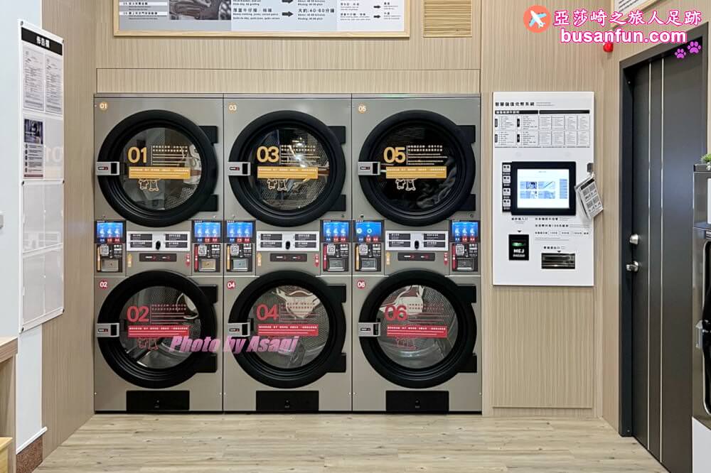 台中自助洗衣店-美衣潔智能自助洗衣東區樂業店(附設烘衣機)，近樂成宮、旱溪夜市24小時自助洗衣，會員儲值更省錢