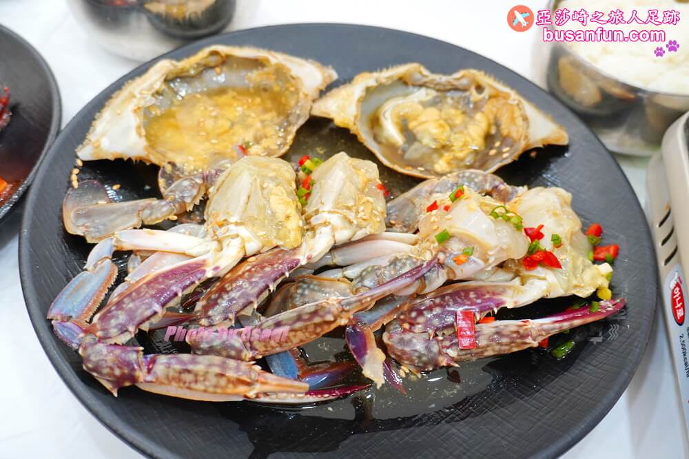 釜山醬蟹吃到飽게좋아연평도간장게장100%韓國延坪島青蟹｜廣安站必吃距離廣安里海邊5分鐘