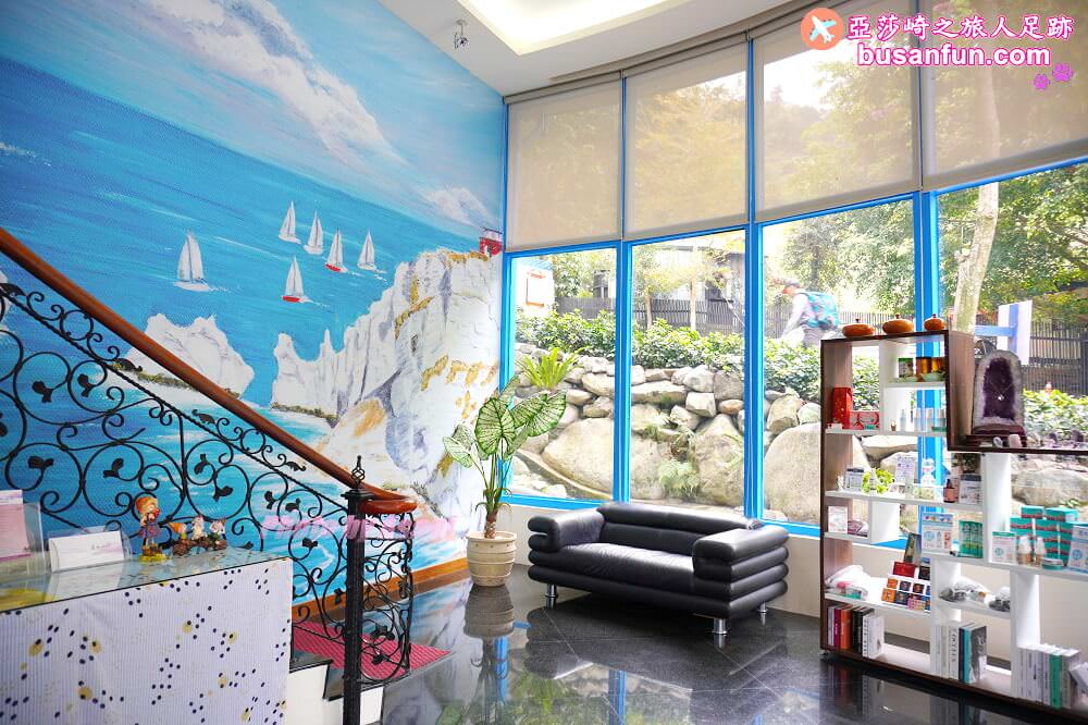 谷關住宿推薦｜麗池山水溫泉會館地中海度假飯店房間泡湯池超大還有露天大眾池